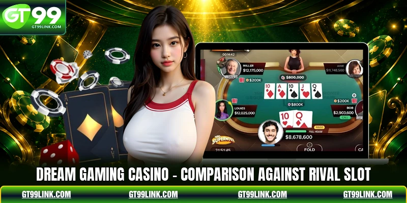 Dream Gaming Casino - Comparison Against Rival Slot