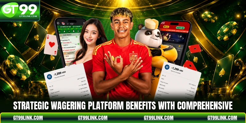 Strategic wagering platform benefits with comprehensive