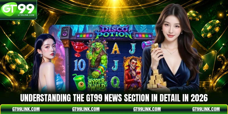 Understanding the GT99 News section in detail in 2026